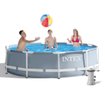 Каркасний басейн Prism Frame Pool Intex 26702 305 x 76см - сірий