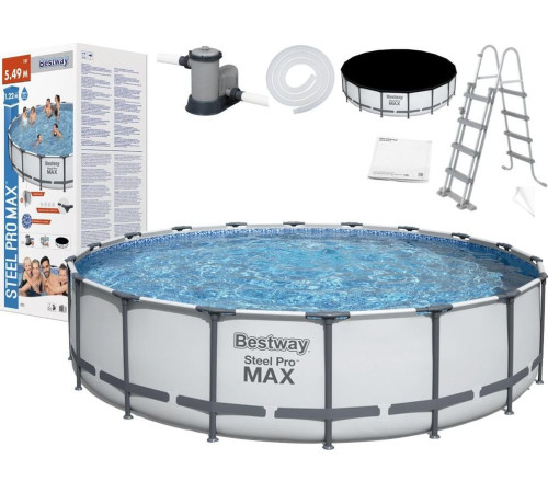 Басейн каркасний Bestway Steel Pro Max 549см 6в1 (56462)