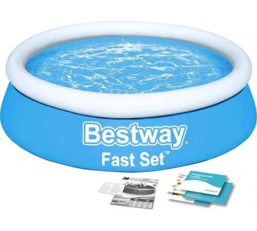 Басейн надувний дитячий Fast Set Bestway 57392 183x51 см