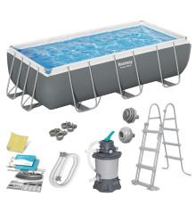 Басейн каркасний прямокутний 10в1 Bestway 56442 404 x 201 x 100 см