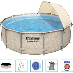 Басейн каркасний Bestway 5614V Power Steel 396 см 