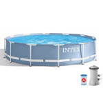 Каркасний басейн Prism Frame Pool Intex 26712  366 x 76см - синій