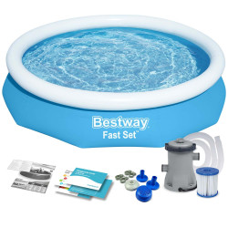 Басейн надувний дитячий Bestway 57450 244x61 см 