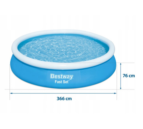 Басейн надувний 9в1 Bestway 57274, 366 см