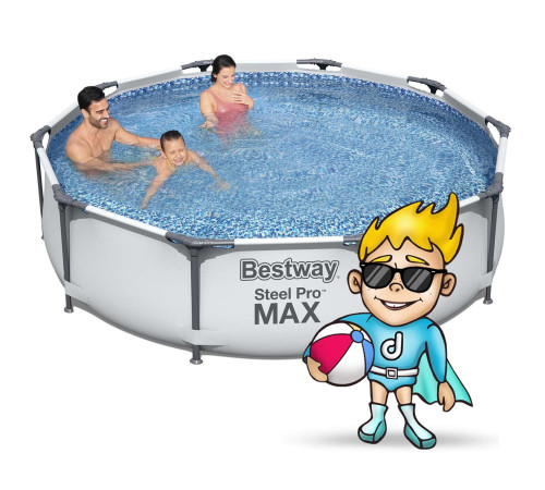 Басейн каркасний 9в1 Bestway 56408, 305 х 76 см Басейн каркасний 9в1 Bestway 56408, 305 х 76 см