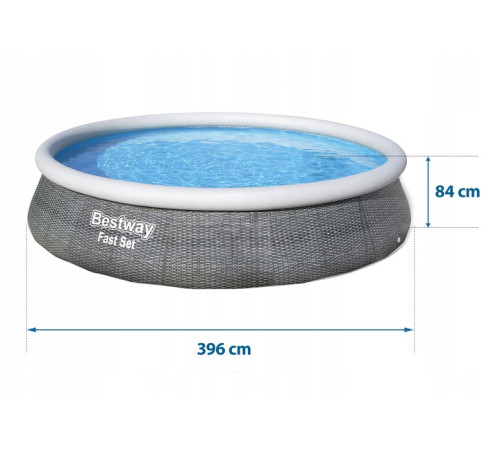 Басейн надувний 16в1 Bestway 57376, 396 см