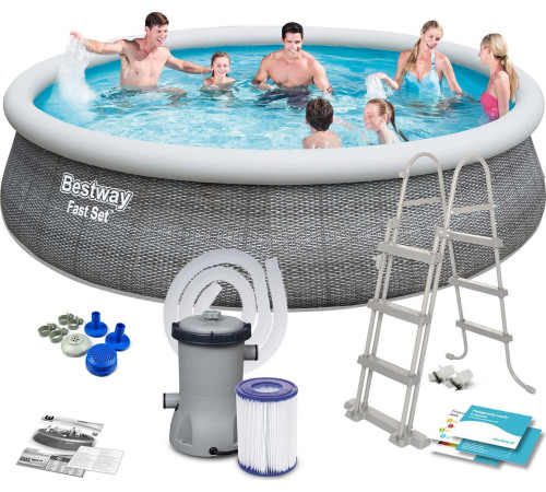 Басейн надувний 11в1 Bestway 57372, 457 см