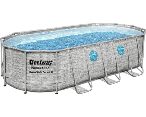 Басейн каркасний Bestway Bestway 56716 549x274x122 см - світло - сірий