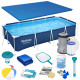 Басейн каркасний прямокутний 15в1 Bestway 56405N 400 x 211 x 81 см