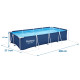 Басейн каркасний прямокутний 15в1 Bestway 56405N 400 x 211 x 81 см