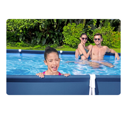 Басейн каркасний прямокутний 15в1 Bestway 56405N 400 x 211 x 81 см Басейн каркасний прямокутний 15в1 Bestway 56405N 400 x 211 x 81 см
