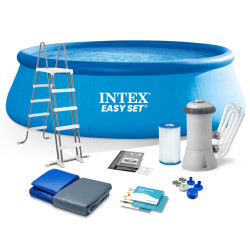 Басейн надувний 12в1 INTEX 26168, 457 x 122 см, блакитний