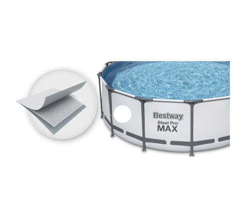 Басейн каркасний 18в1 Bestway 56420, 366 x 122 см + машина для створення бульбашок