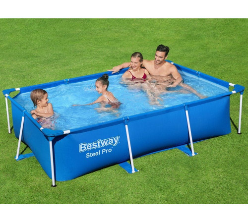 Басейн каркасний прямокутний 2в1 Bestway 56403 Steel Pro 259 х 170 см