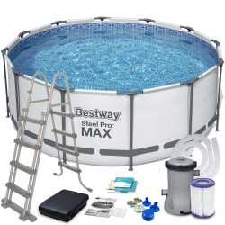 Басейн каркасний 6в1 Bestway 56420, 366 x 122 см  
