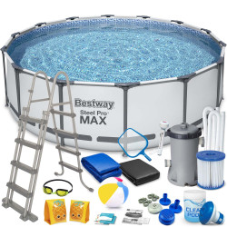 Басейн каркасний 19в1 Bestway 5612X, 427 x 122 см 