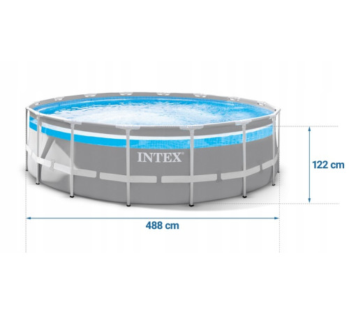 Басейн каркасний 20в1 Intex 26730, 488 x 122 см Басейн каркасний 20в1 Intex 26730, 488 x 122 см