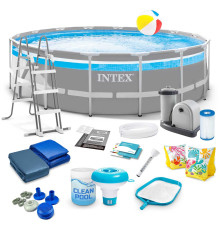 Басейн каркасний 17в1 INTEX 26730, 488 х 122 см
