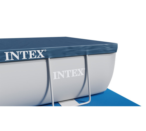 Басейн каркасний прямокутний 18в1 INTEX 26792, 488 x 244 x 107 см, сірий Басейн каркасний прямокутний 18в1 INTEX 26792, 488 x 244 x 107 см, сірий