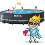 Басейн Intex XTR Ultra з металевим каркасом 488см 11в1 (26326)