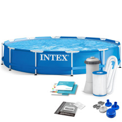 Басейн каркасний 9в1 INTEX 28212, 366 x 76 см 