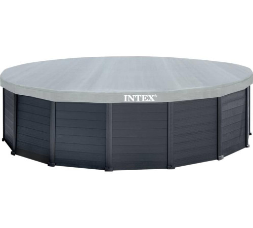 Басейн Intex 478x124 см - графітовий