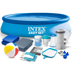 Басейн надувний 15в1 INTEX 28132, 366 x 76 см, блакитний