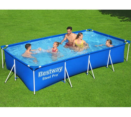 Басейн на стійках Bestway Steel Pro 400x211см 8в1 (56424)