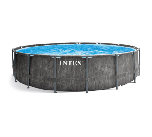 Басейн каркасний 12в1 INTEX 26742, 457 x 122 см, темно-сірий