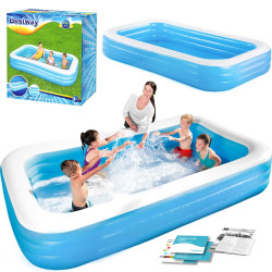 Басейн надувний дитячий Bestway 54009 305x183x56 см 