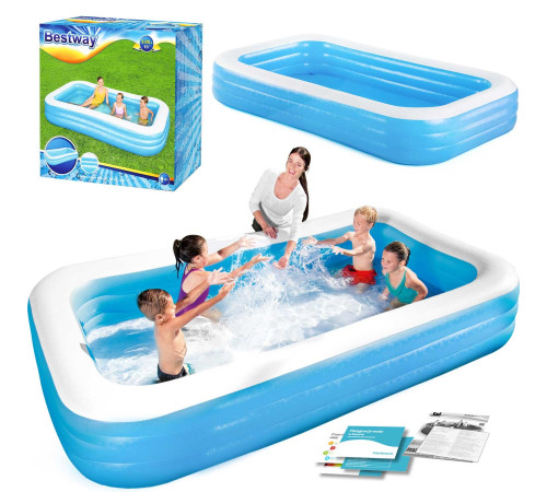 Басейн надувний дитячий Bestway 54009 305x183x56 см Басейн надувний дитячий Bestway 54009 305x183x56 см