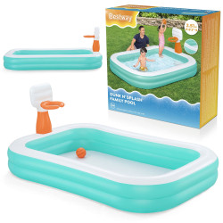 Басейн надувний дитячий Dunk'N Splash Bestway 54445 251x168x102 см