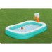 Надувний басейн Dunk'N Splash 251 x 168 x 102 см Bestway 54445 - блакитний