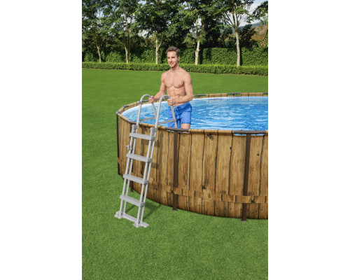 Басейн на стійках Power Steel Swim Vista Series 488x122 круглий 16FT BESTWAY 7in1