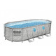 Каркасний басейн Power Steel Swim Vista з вікном 549x274x122 18x9FT BESTWAY 7in1