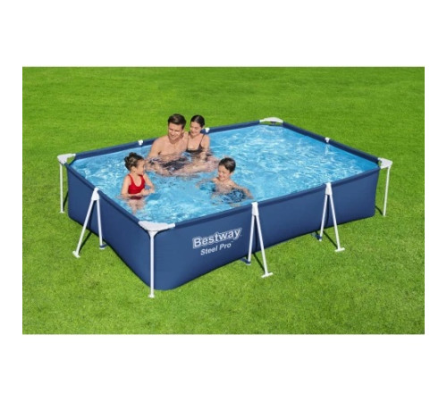 Басейн каркасний прямокутний Bestway Steel Pro Frame, 300 x 201 x 66 см Басейн каркасний прямокутний Bestway Steel Pro Frame, 300 x 201 x 66 см