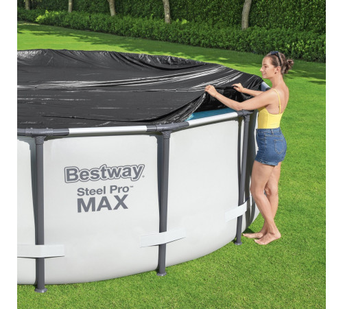 Накриття для каркасного басейну Bestway 58036 305 см Накриття для каркасного басейну Bestway 58036 305 см