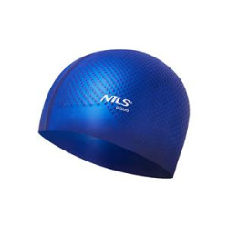 Шапочка для плавання NILS AQUA CAP DOTS темно-синя