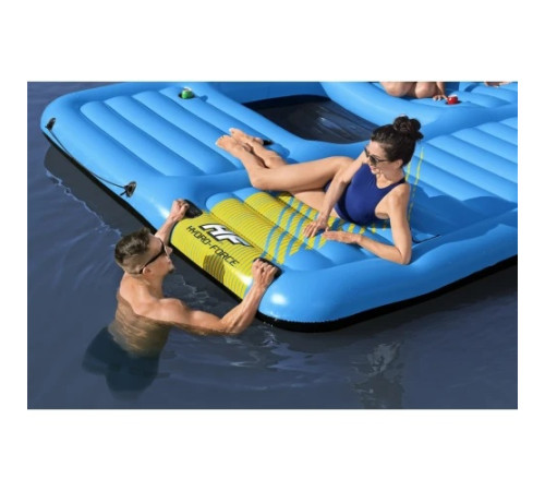Острів надувний 5-місний з гіркою BESTWAY Hydro-Force, 365 x 295 x 77 см