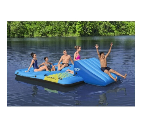Острів надувний 5-місний з гіркою BESTWAY Hydro-Force, 365 x 295 x 77 см