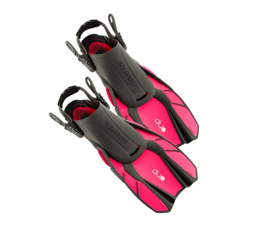 Ласти Ocean Reef OR020108 DUO FINS - L/XL, чорно-рожеві Ласти Ocean Reef OR020108 DUO FINS - L/XL, чорно-рожеві