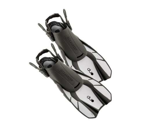 Ласти Ocean Reef OR020106 DUO FINS - L/XL, чорно-білі Ласти Ocean Reef OR020106 DUO FINS - L/XL, чорно-білі