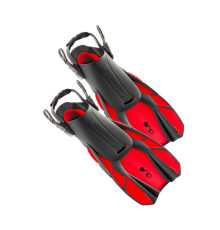 Ласти Ocean Reef OR020115 DUO FINS - S/M, чорно-червоні