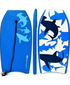 Дошка Costway Bodyboard Paddle Board з ременем безпеки 94 x 47 x 5,5 см