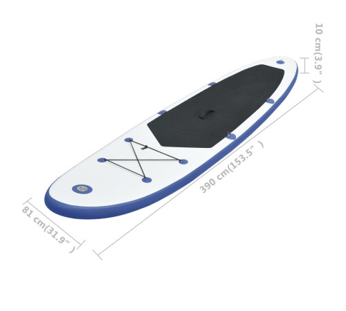Надувна SUP дошка (Сапборд) vidaXL 92204 390 Надувна SUP дошка (Сапборд) vidaXL 92204 390