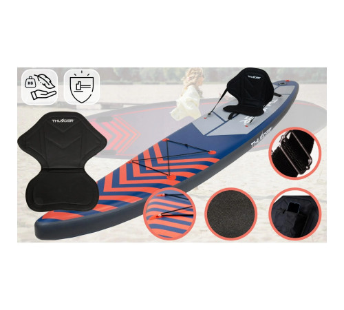 Надувна SUP дошка (Сапборд) THUNDER STEEL RED 365 Надувна SUP дошка (Сапборд) THUNDER STEEL RED 365