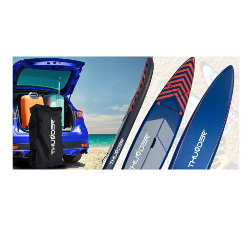 Надувна SUP дошка (Сапборд) THUNDER STEEL RED 365 Надувна SUP дошка (Сапборд) THUNDER STEEL RED 365