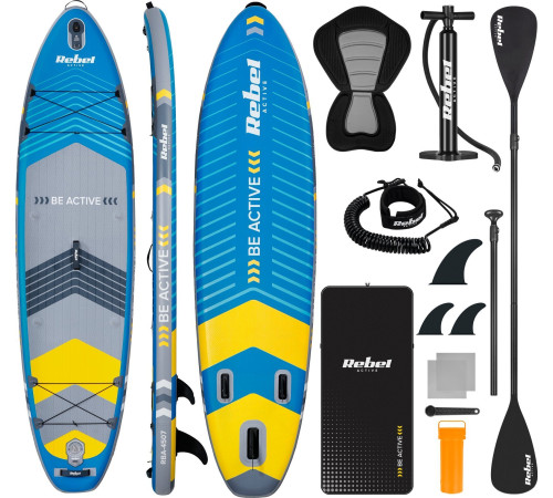 Надувна SUP дошка (Сапборд) Rebel Active RBA-4507 335 Надувна SUP дошка (Сапборд) Rebel Active RBA-4507 335