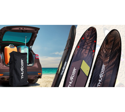 Надувна SUP дошка (Сапборд) THUNDER WOOD 320 Надувна SUP дошка (Сапборд) THUNDER WOOD 320
