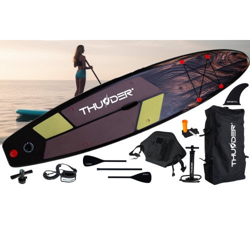 Надувна SUP дошка (Сапборд) THUNDER WOOD 320 Надувна SUP дошка (Сапборд) THUNDER WOOD 320